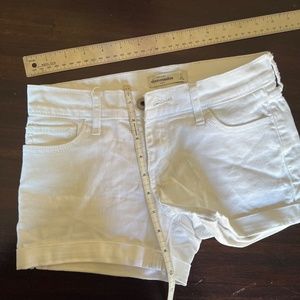 Abercrombie white denim short girls sz14